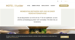 Desktop Screenshot of hotelilluster.ch